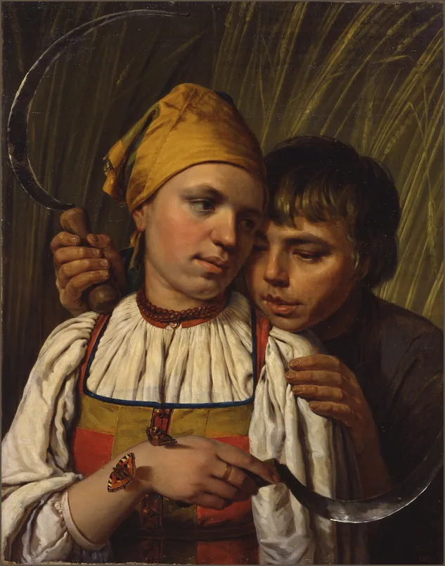 Венецианов — Жнецы