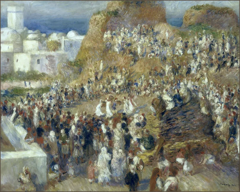 Ренуар — Арабский праздник в Алжире (Касба)