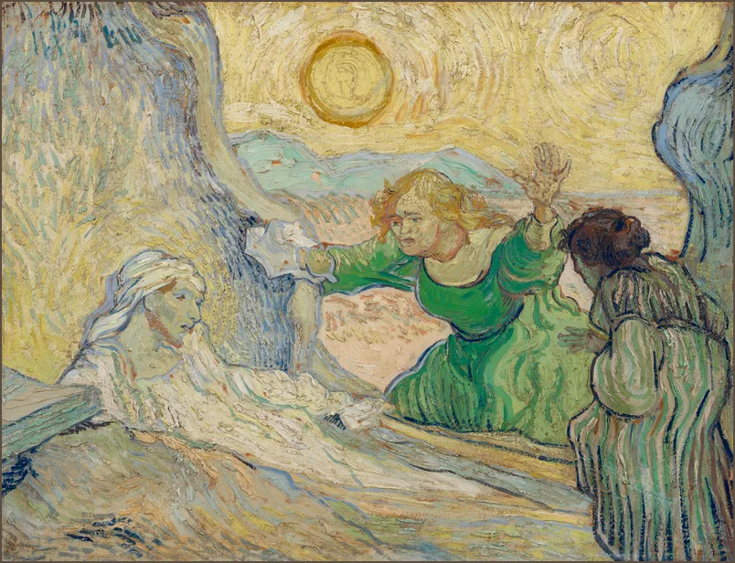ван Гог — Воскрешение Лазаря (по Рембрандту)