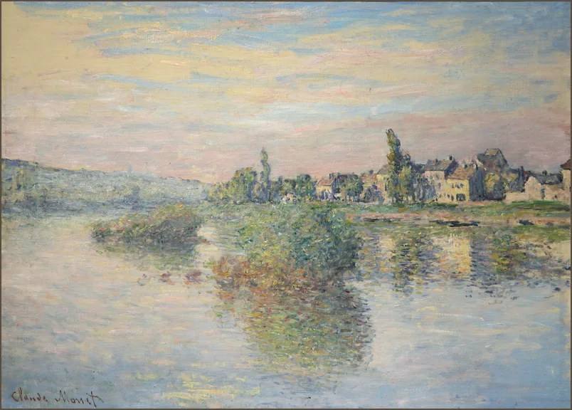 Моне — Берега Сены в Лавакуре