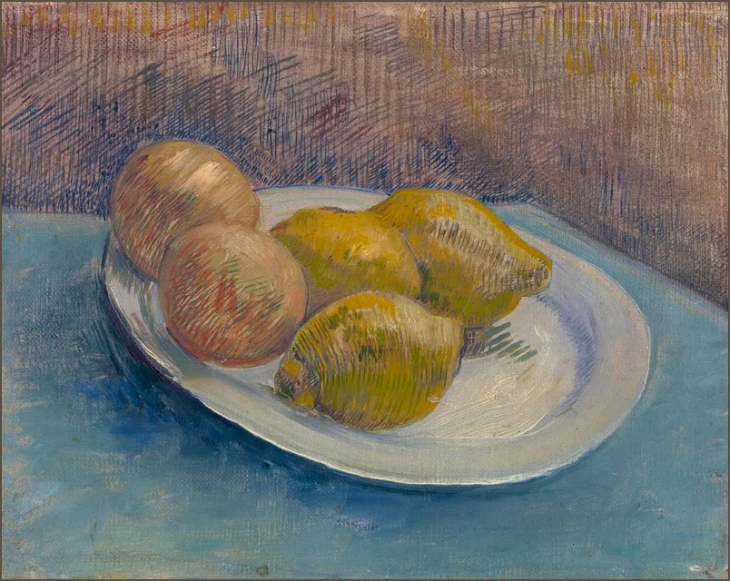 ван Гог — Натюрморт с лимонами на тарелке