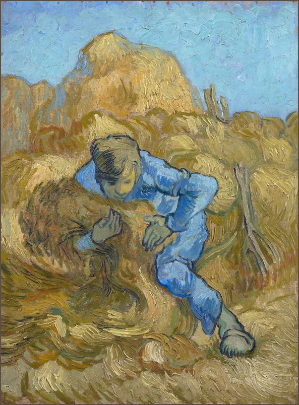 ван Гог — Сноповязальщик (по Милле)