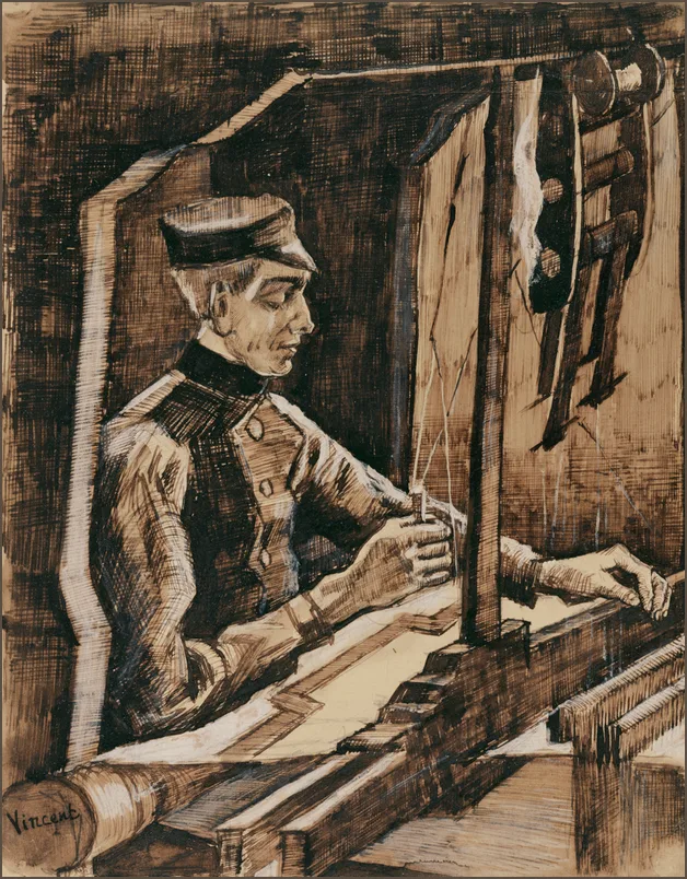 ван Гог — Ткач 1884