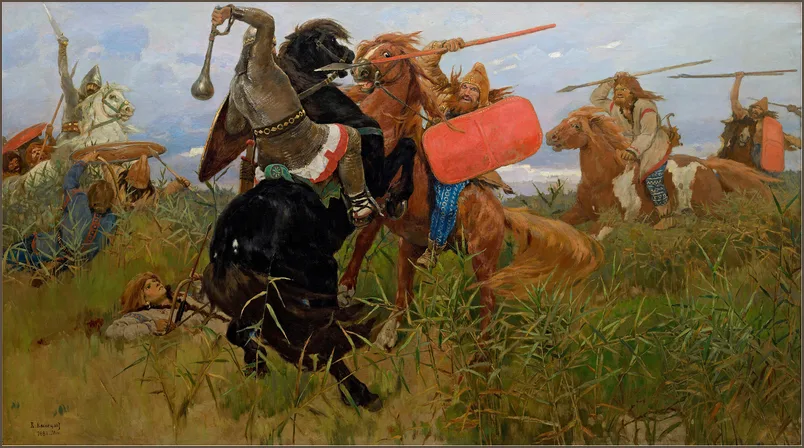 Васнецов — Бой скифов со славянами
