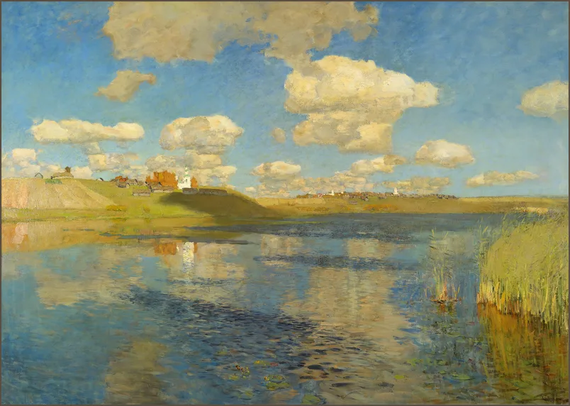 Левитан — Озеро. Русь