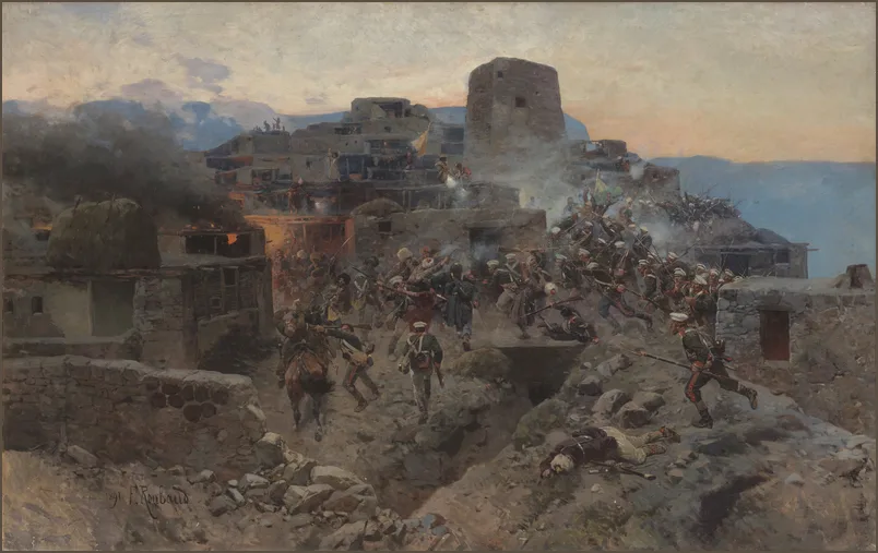 Рубо — Штурм аула Гимры 17 октября 1832 года