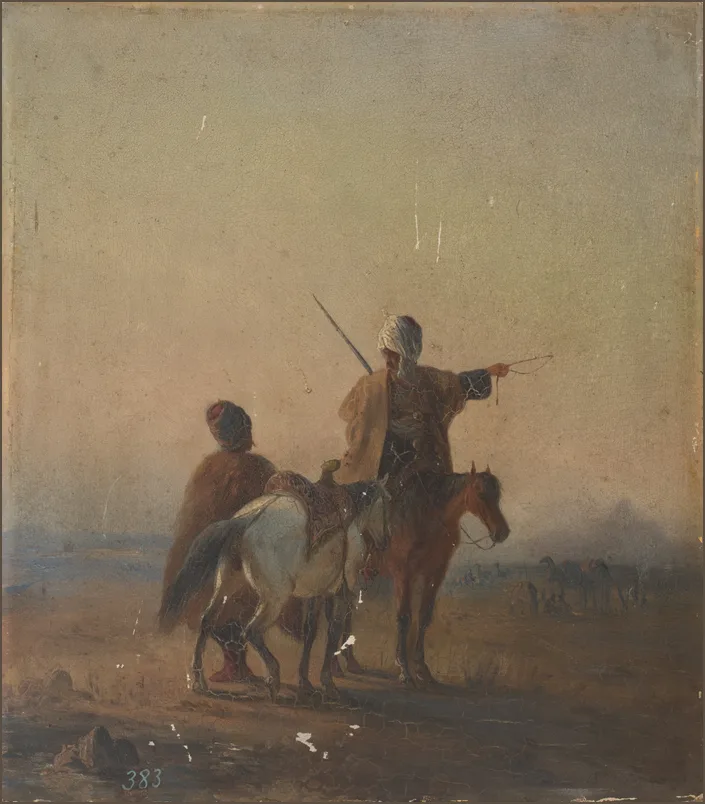 художник — Всадник из племени курдов