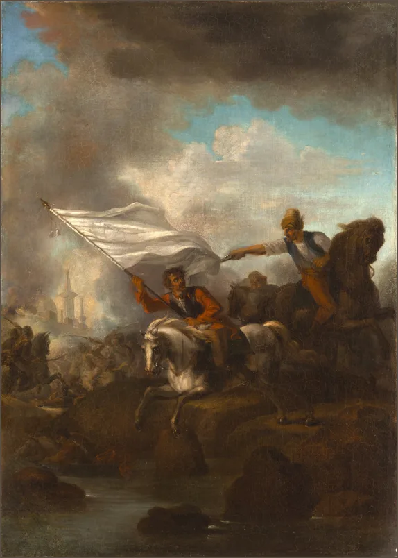 художник — Момент налета (Бой)