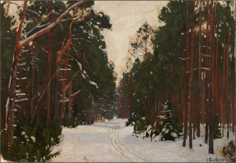 Жуковский — Зимний лес