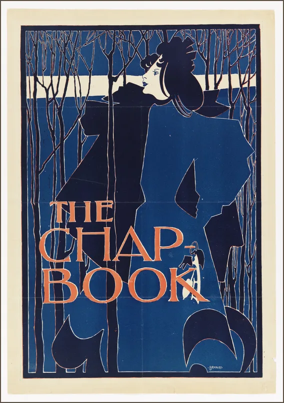Брэдли — Голубая дама, постер для журнала «The Chap-Book»