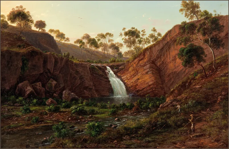 фон Герард — Водопад на реке Клайд, Тасмания