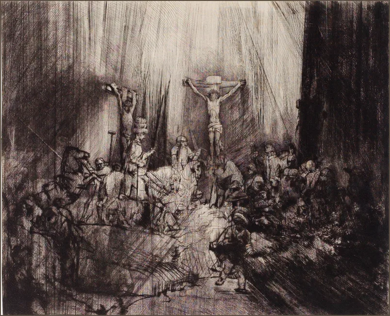 Рембрандт — Три креста