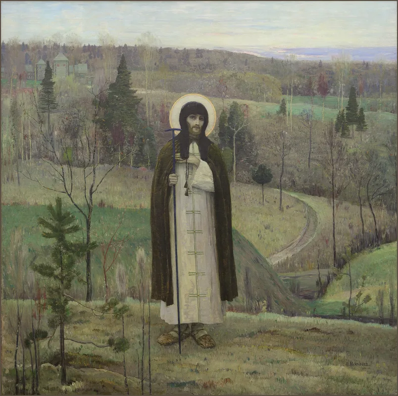 Нестеров — Преподобный Сергий Радонежский