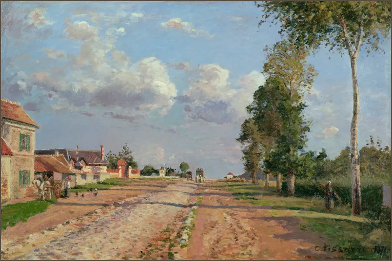 Писсарро — Дорога в Версаль, Роккенкур