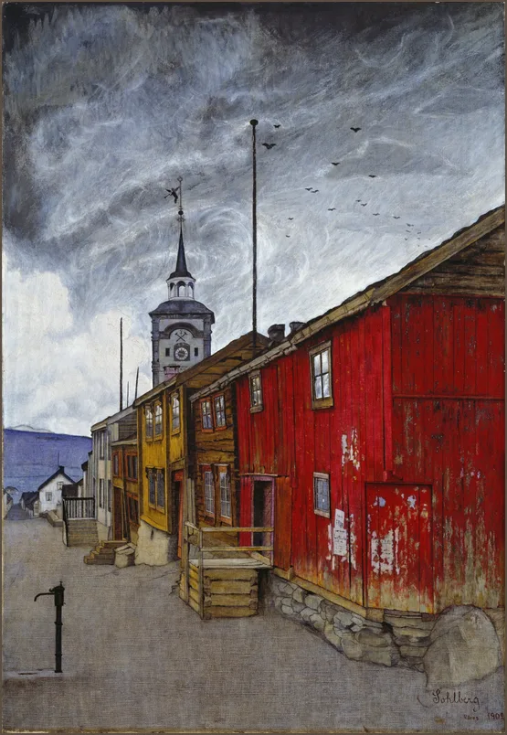 Сольберг — Улица в Рёрусе