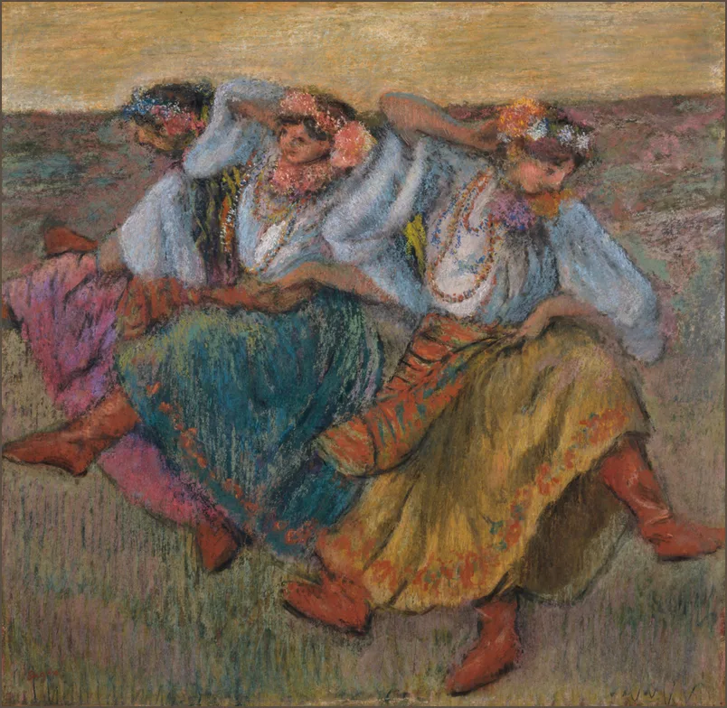 Дега — Русские танцовщицы