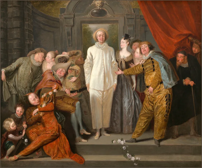 Ватто — Итальянские комедианты ~1720