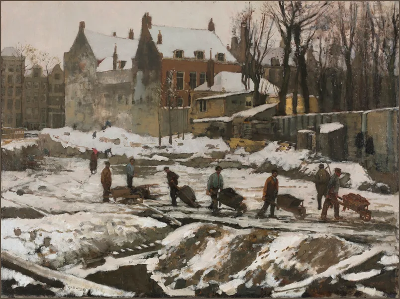 Брейтнер — Стройплощадка в Амстердаме