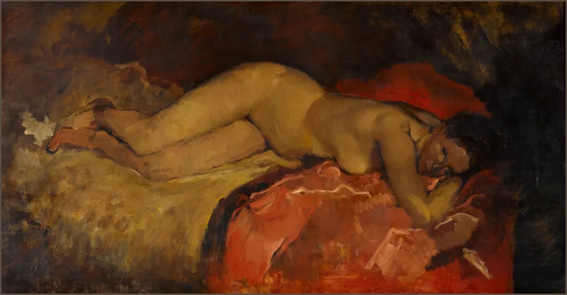 Брейтнер — Лежащая обнаженная 1887