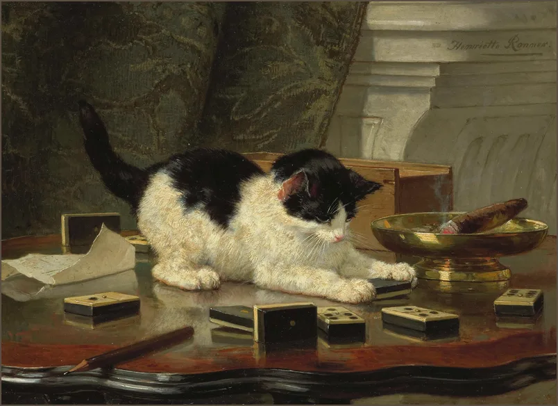Роннер-Книп — Кошка за игрой