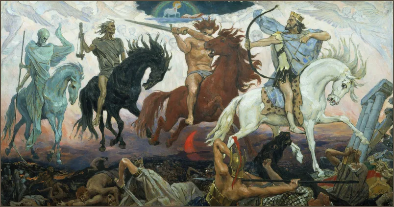 Васнецов — Четыре всадника Апокалипсиса