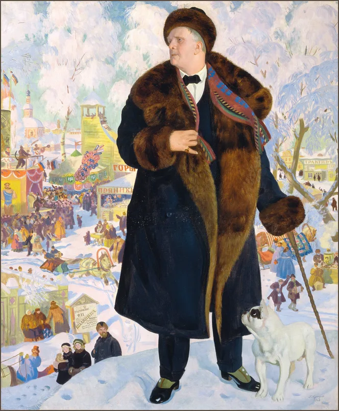 Кустодиев — Портрет Ф. И. Шаляпина
